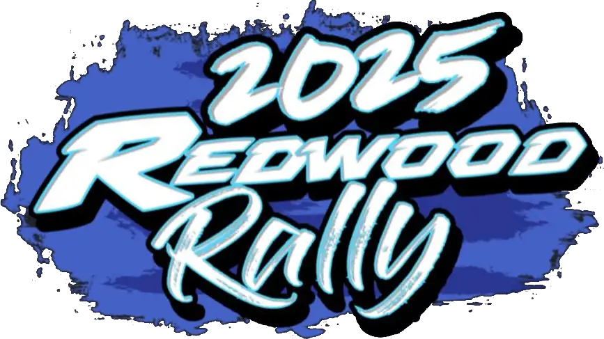 Redwood Rally 2025's logo