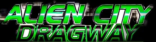 Alien City Dragway's logo